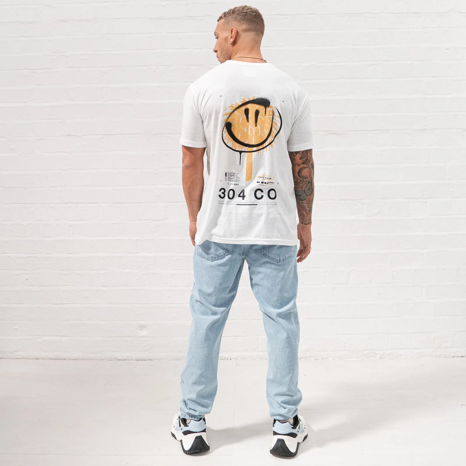 304 Face Palm T-Shirt White