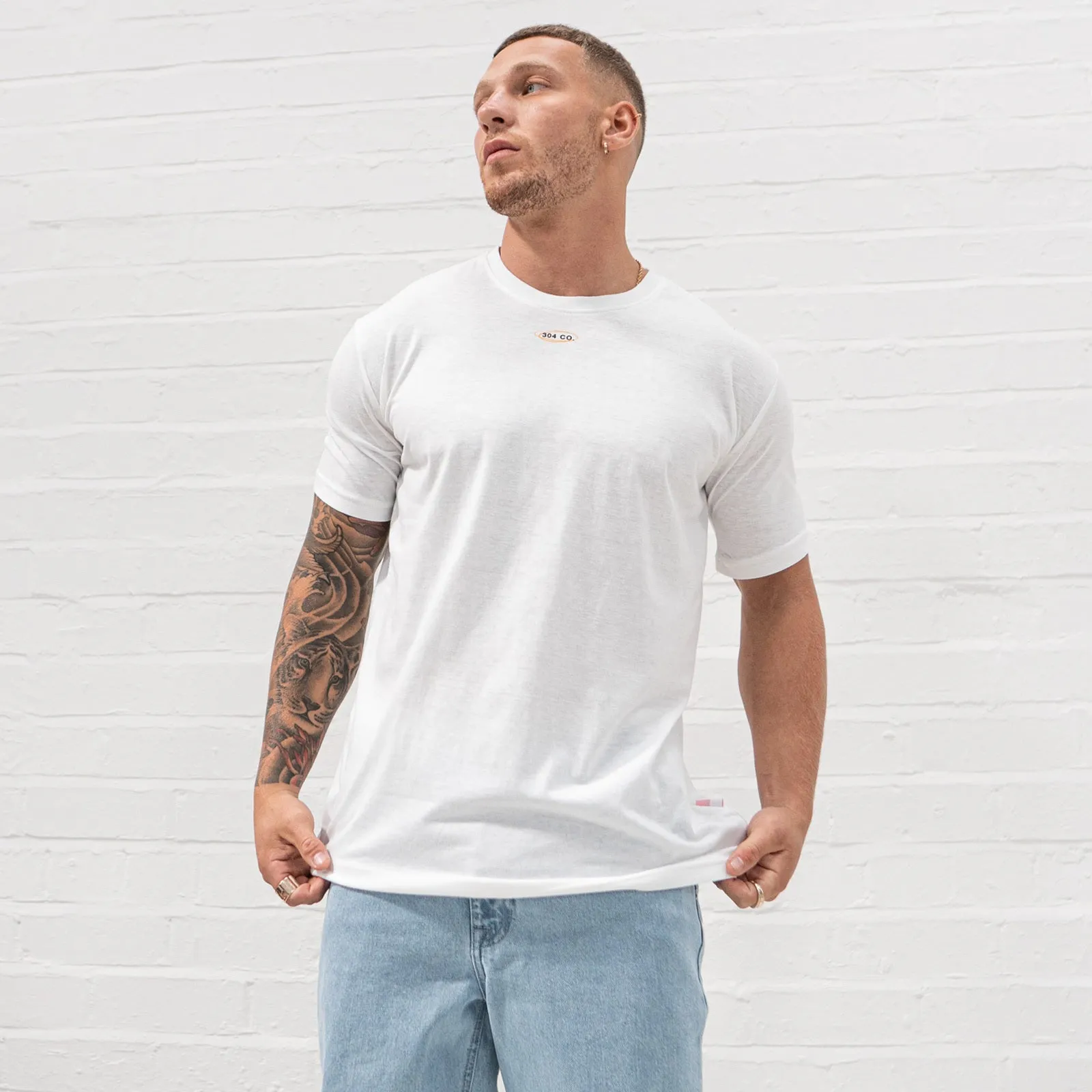 304 Face Palm T-Shirt White