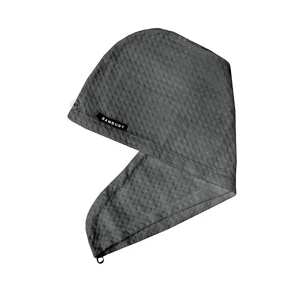 Bambury Matrix Microfibre Hair Wrap - Charcoal