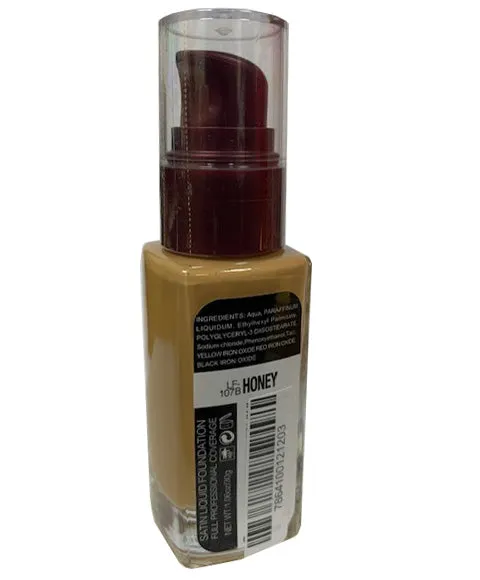 Beauty Forever BF Satin Liquid Foundation LF107B Honey