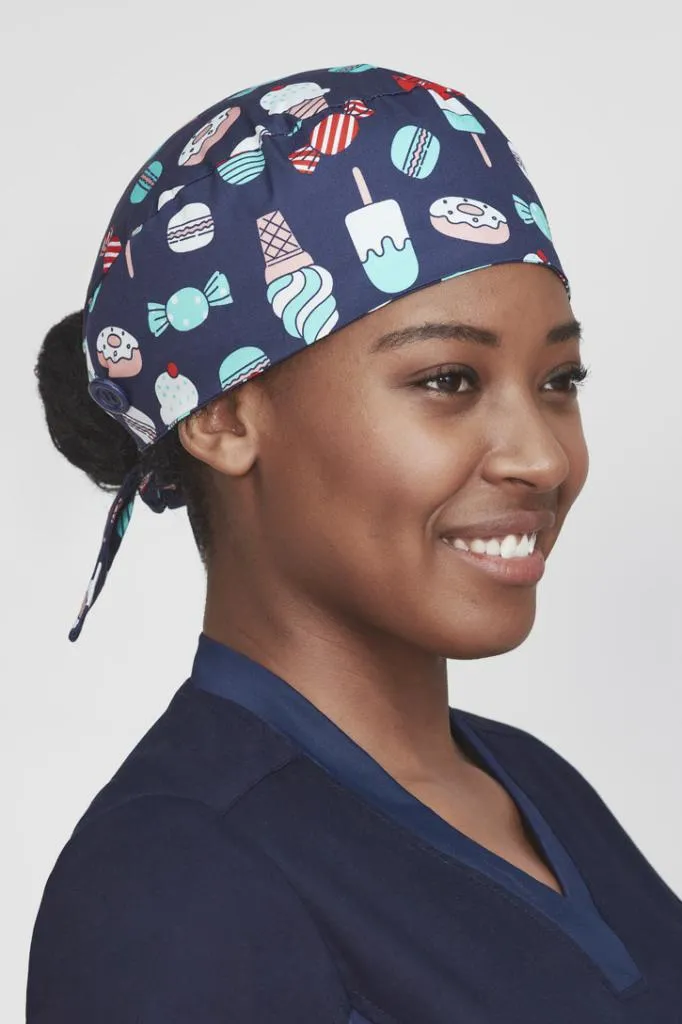 Biz Care CSC245U Unisex Printed Scrub Cap