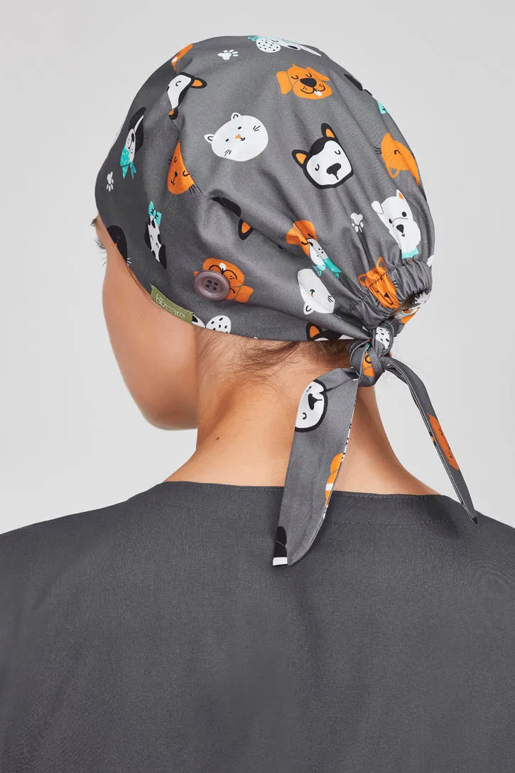 Biz Care CSC245U Unisex Printed Scrub Cap