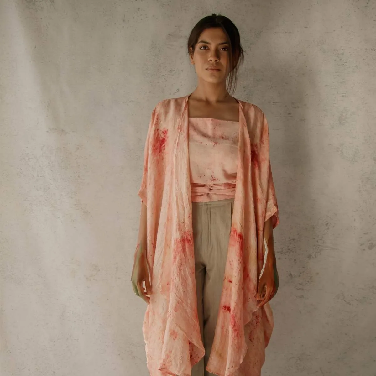 Blush | Bias Front Jacket