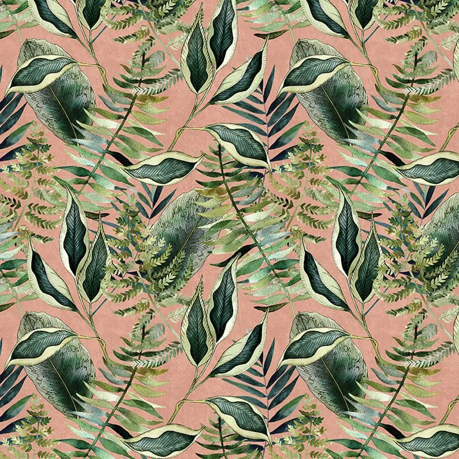 Blush Tropics Wallpaper - Avalana Design
