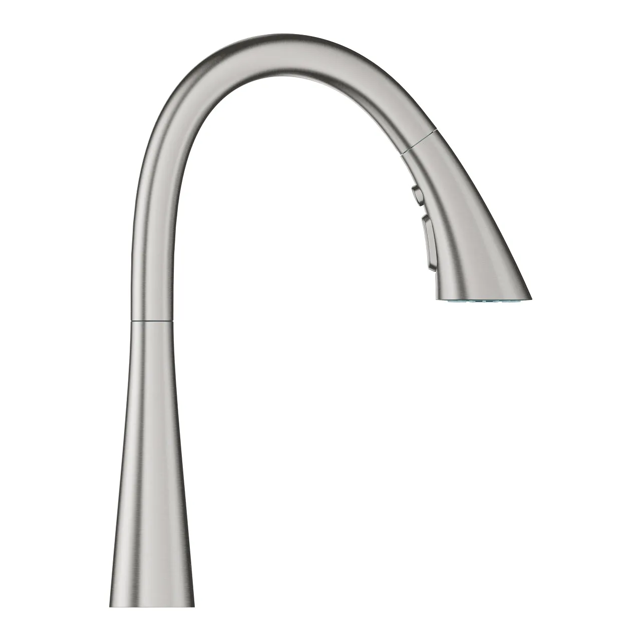 Grohe Zedra C-Spout Single-Lever Sink Mixer in Stainless Steel Finish