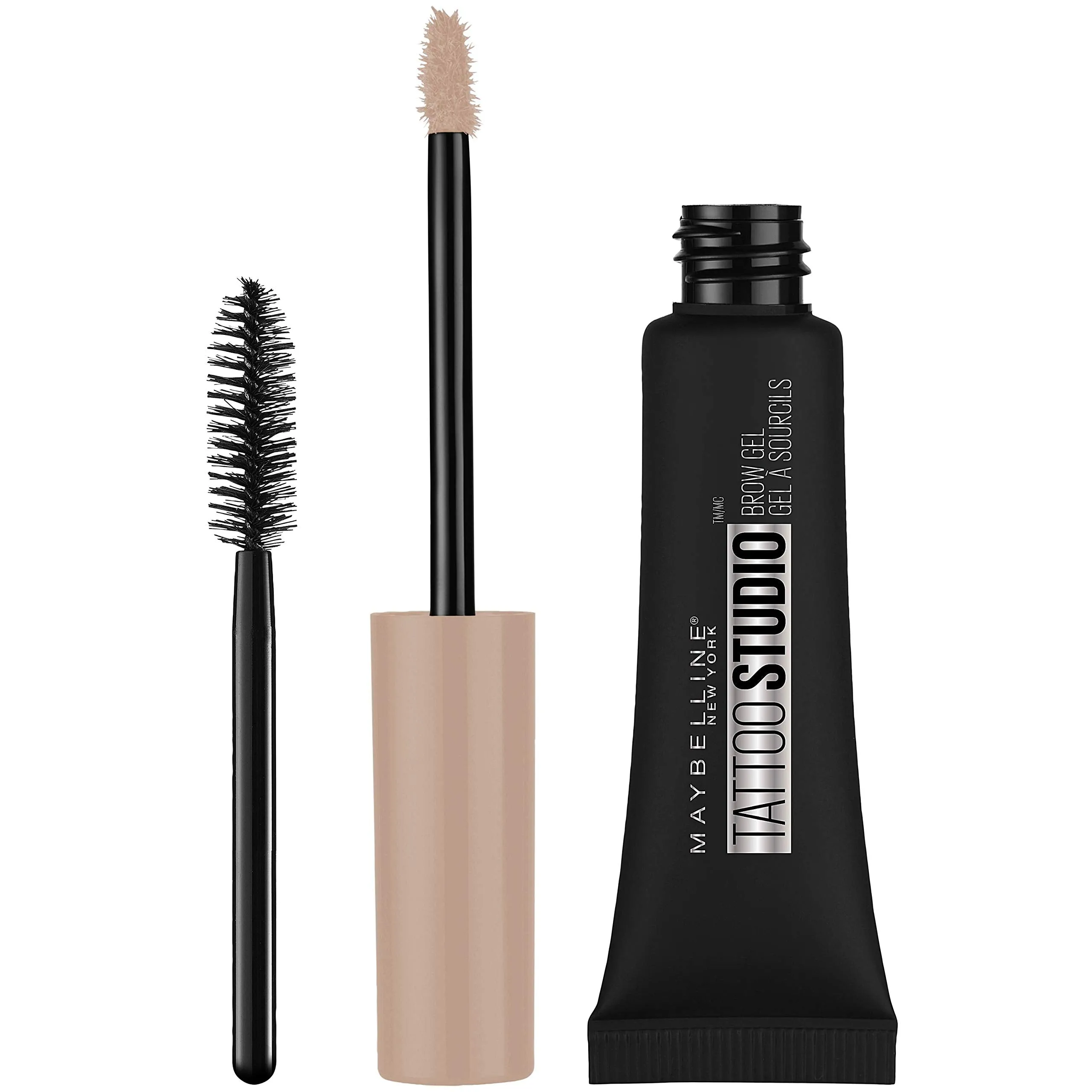Maybelline TattooStudio Waterproof Eyebrow Gel Makeup, Blonde, 0.23 Fl Oz (Pack of 1)
