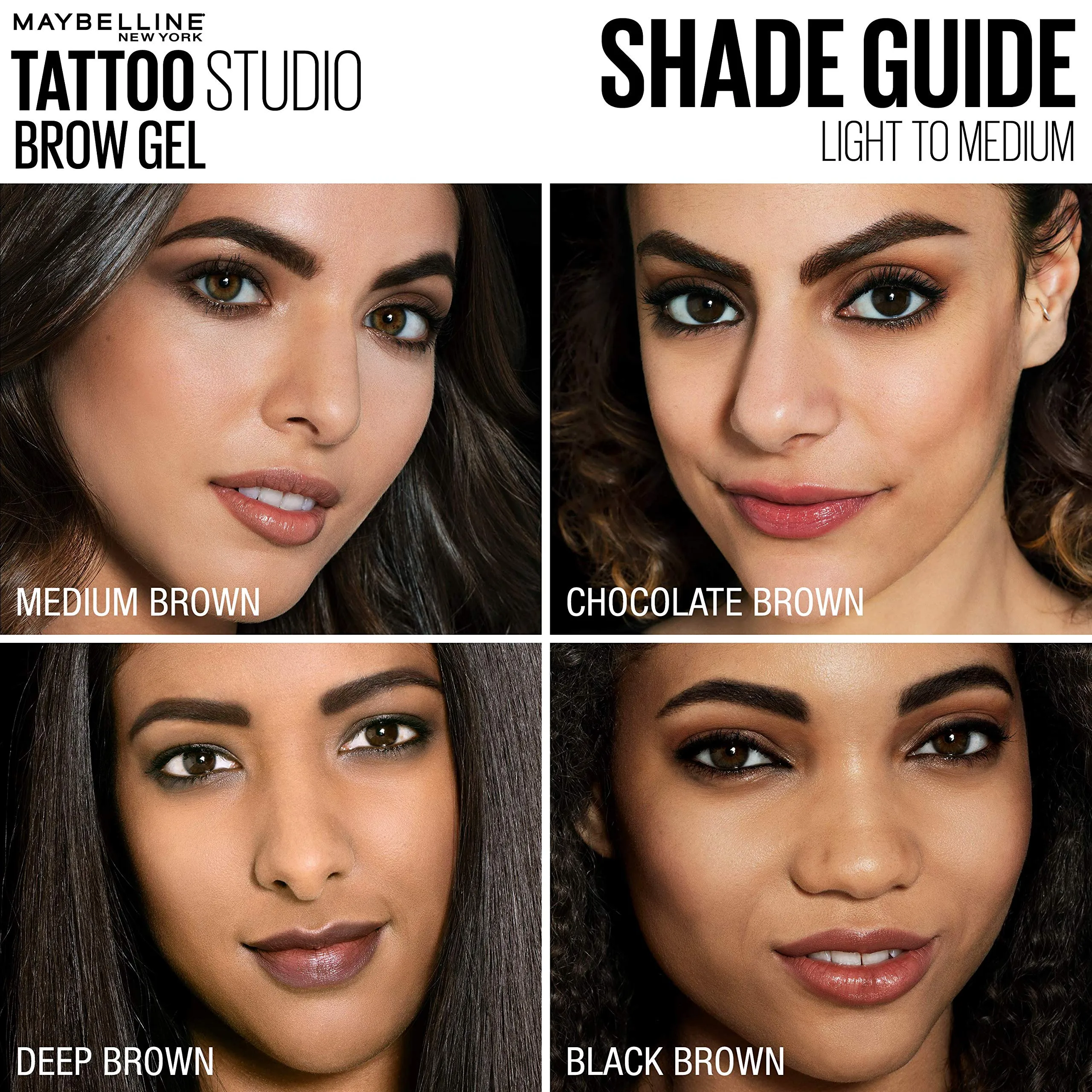 Maybelline TattooStudio Waterproof Eyebrow Gel Makeup, Blonde, 0.23 Fl Oz (Pack of 1)