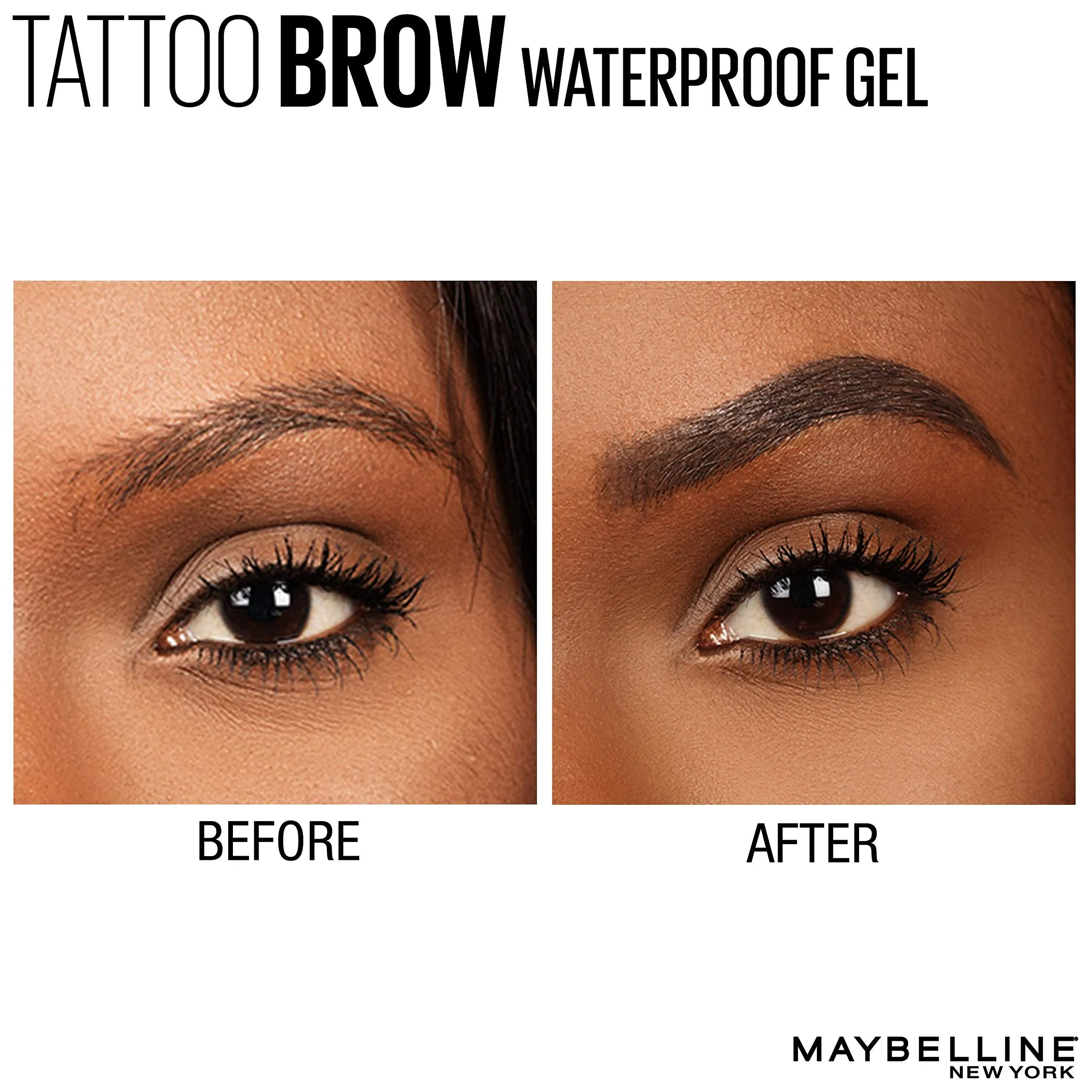 Maybelline TattooStudio Waterproof Eyebrow Gel Makeup, Blonde, 0.23 Fl Oz (Pack of 1)
