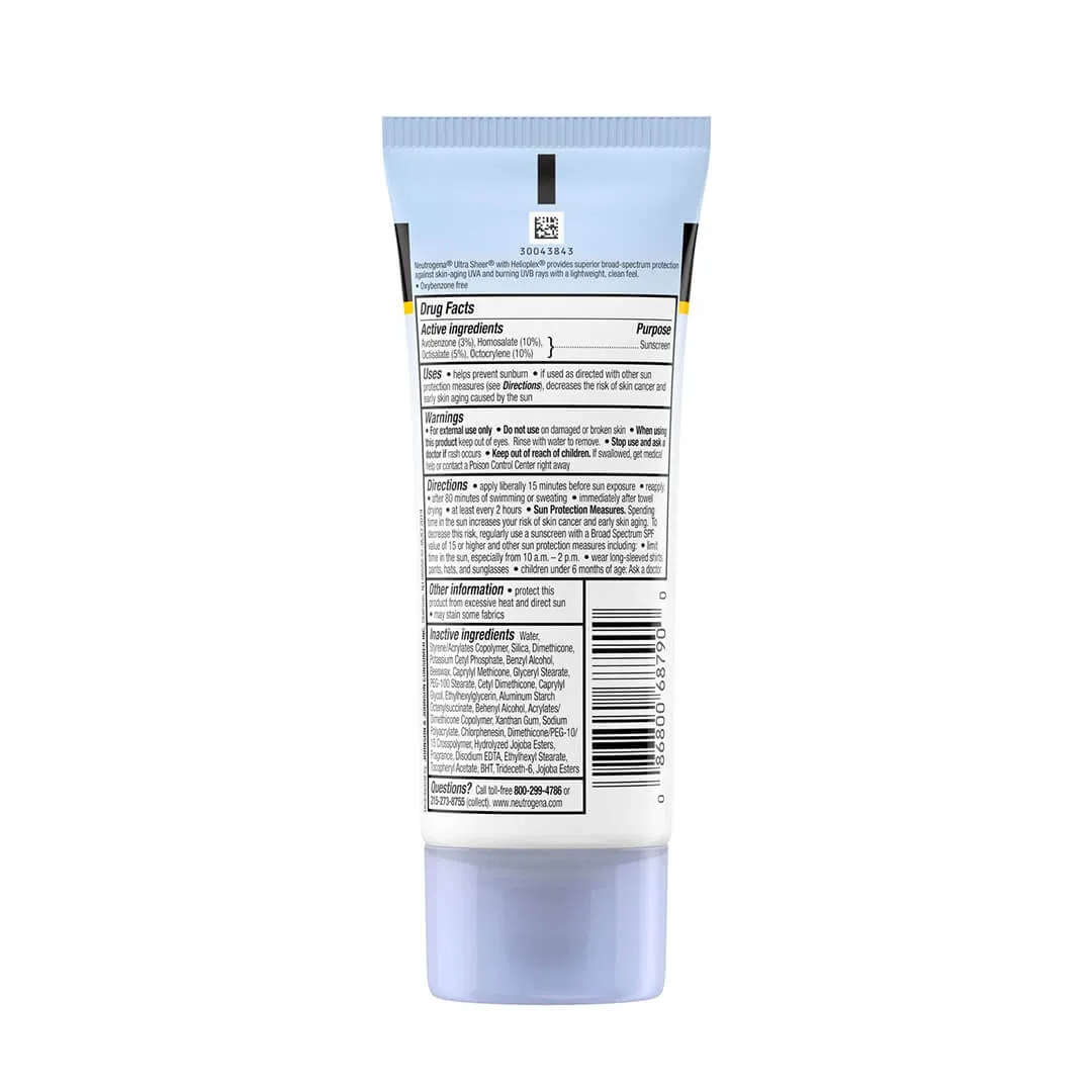 Neutrogena Ultra Sheer® Dry-Touch Sunscreen Broad Spectrum SPF 55