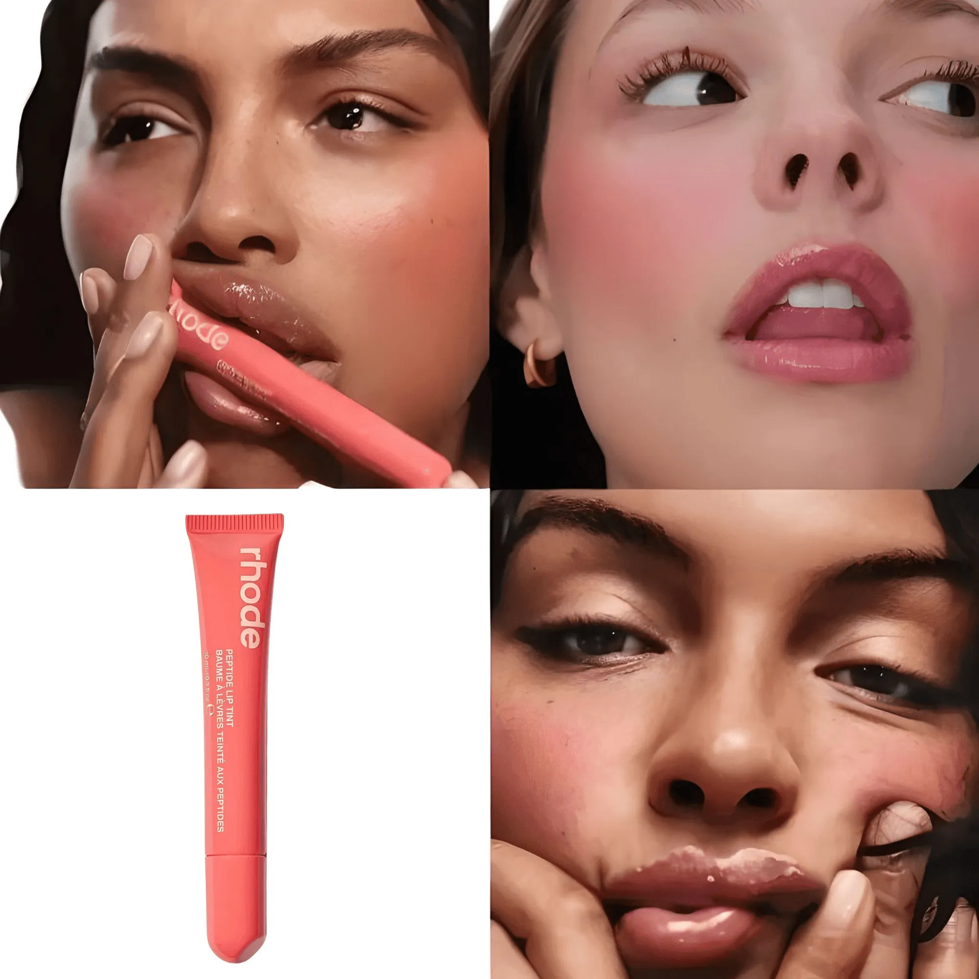 New Lip Balm Phone Case Lip Gloss Long-Lasting Moisturizing Liquid Lipstick Toast Espresso Raspberry Jelly Transparent Lip Glaze