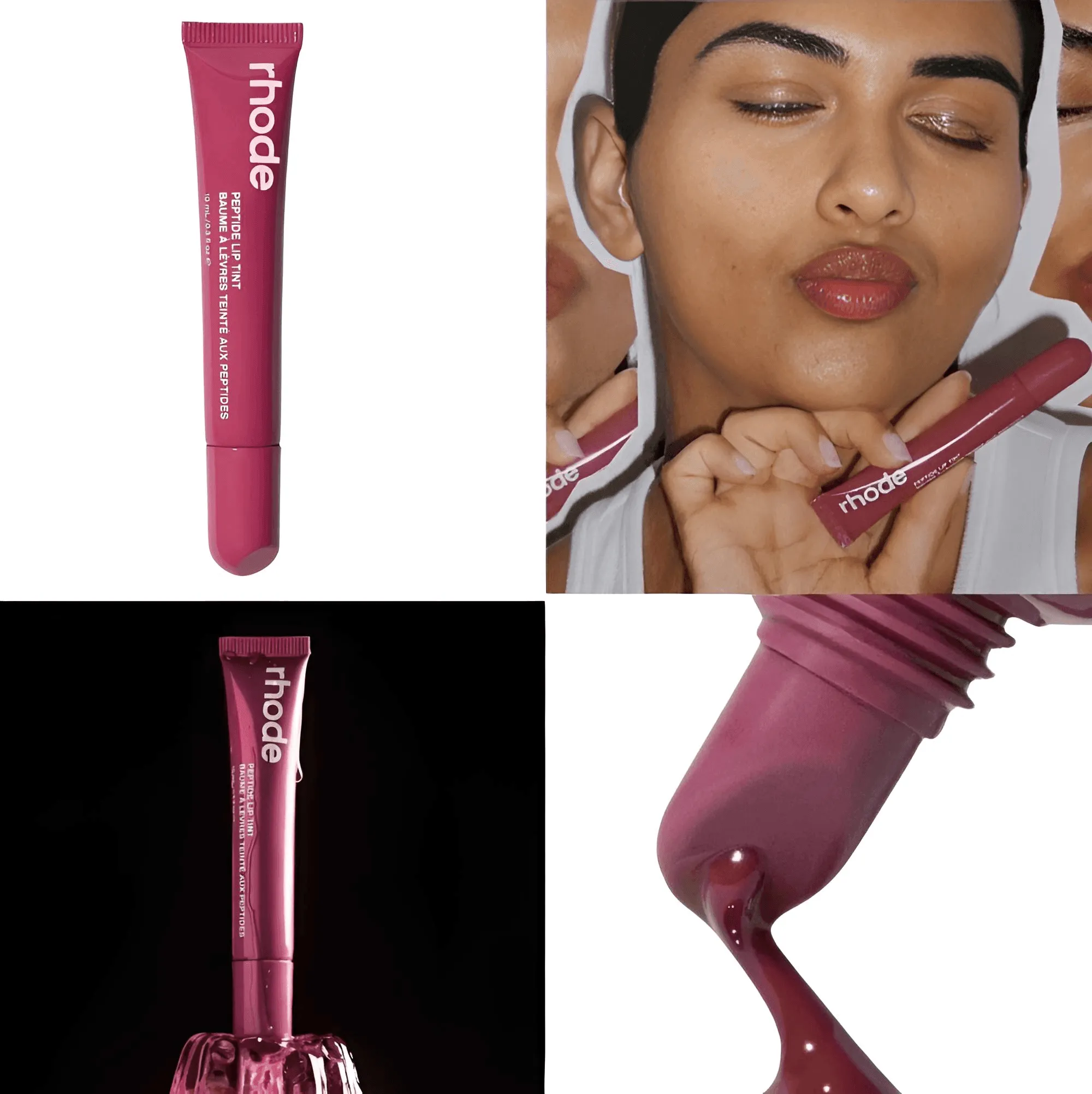 New Lip Balm Phone Case Lip Gloss Long-Lasting Moisturizing Liquid Lipstick Toast Espresso Raspberry Jelly Transparent Lip Glaze