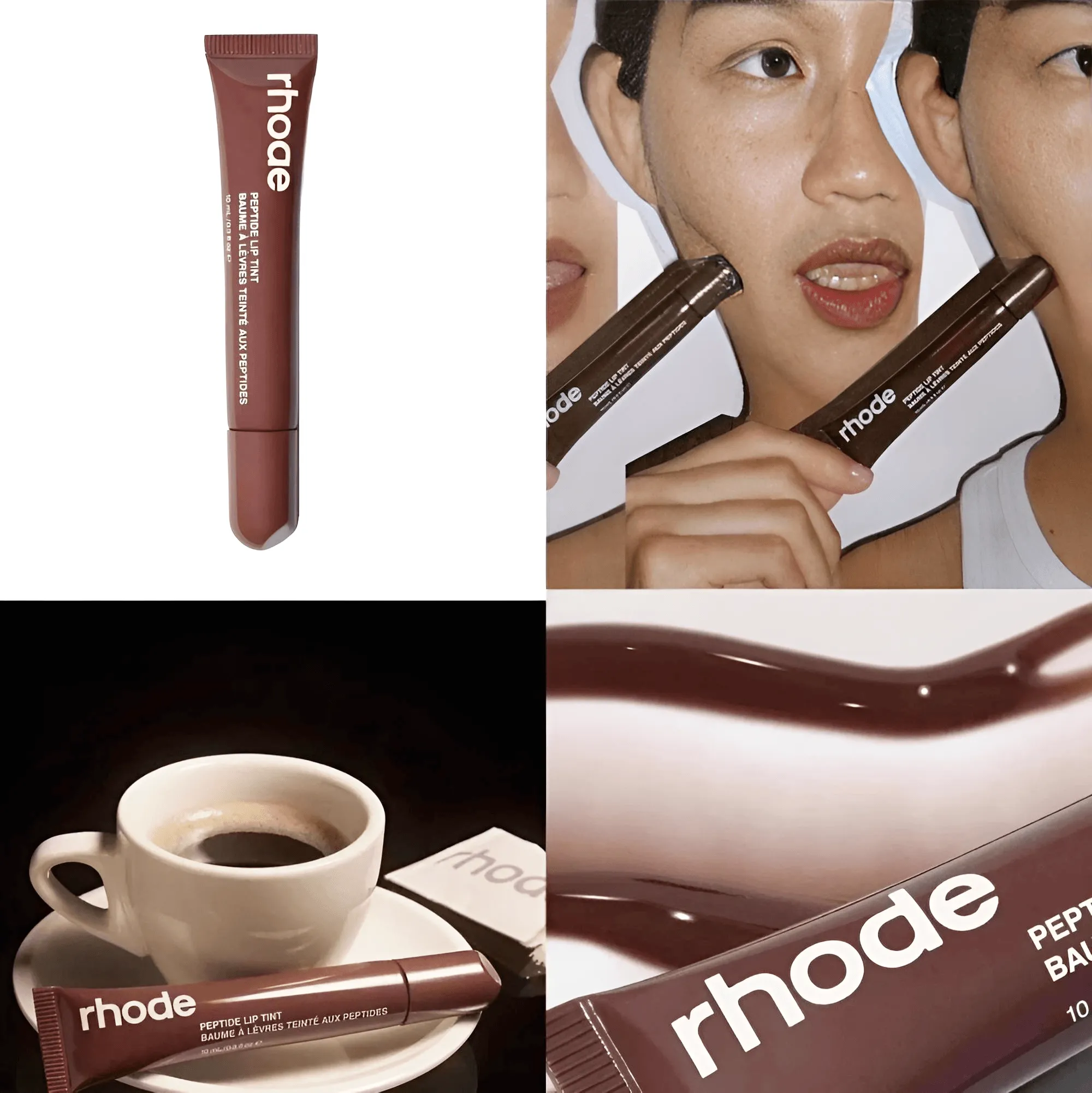 New Lip Balm Phone Case Lip Gloss Long-Lasting Moisturizing Liquid Lipstick Toast Espresso Raspberry Jelly Transparent Lip Glaze