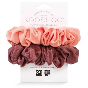 Plastic Free Scrunchies - Blush Walnut
