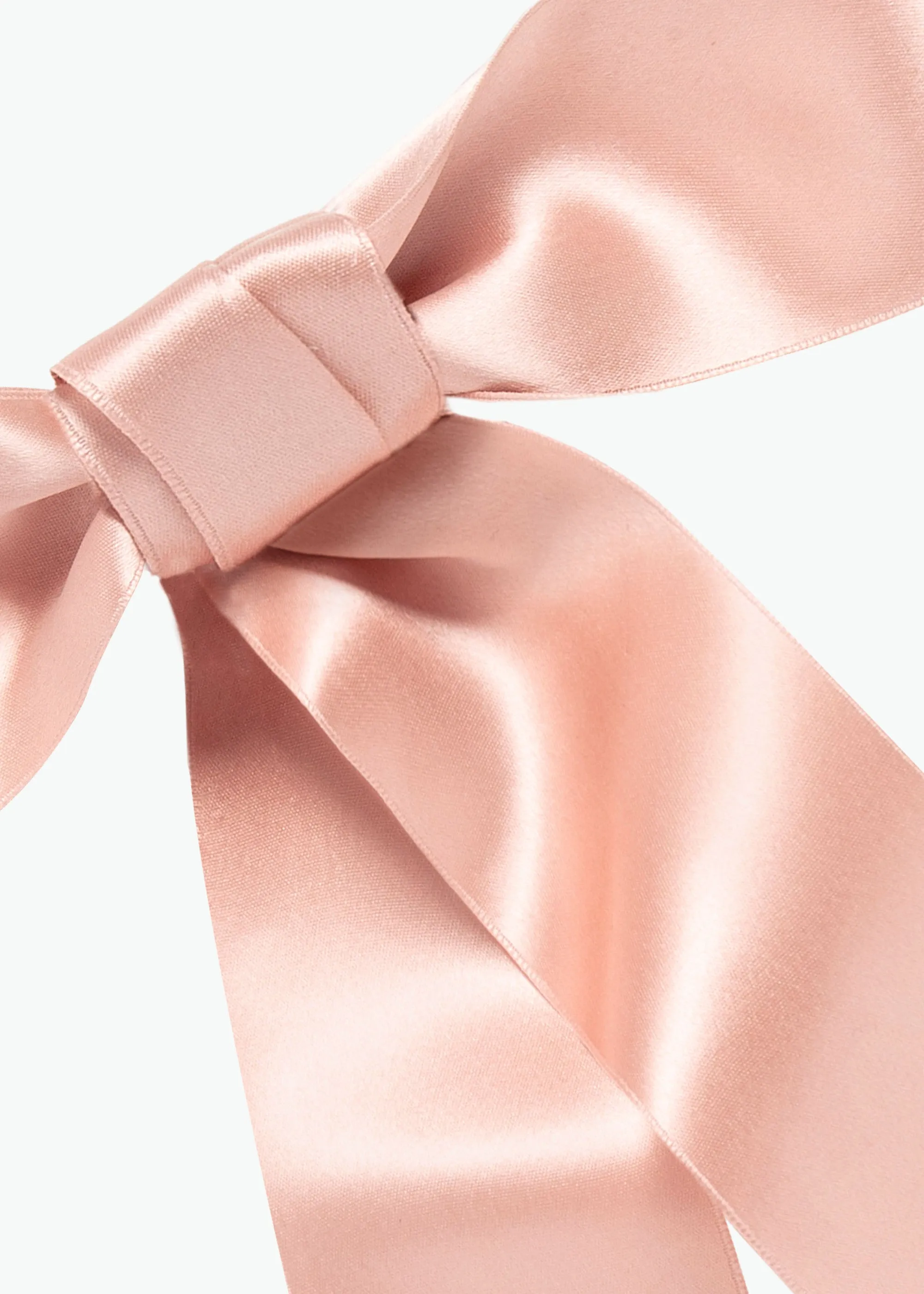 Virginia Bow Barrette -- Blush